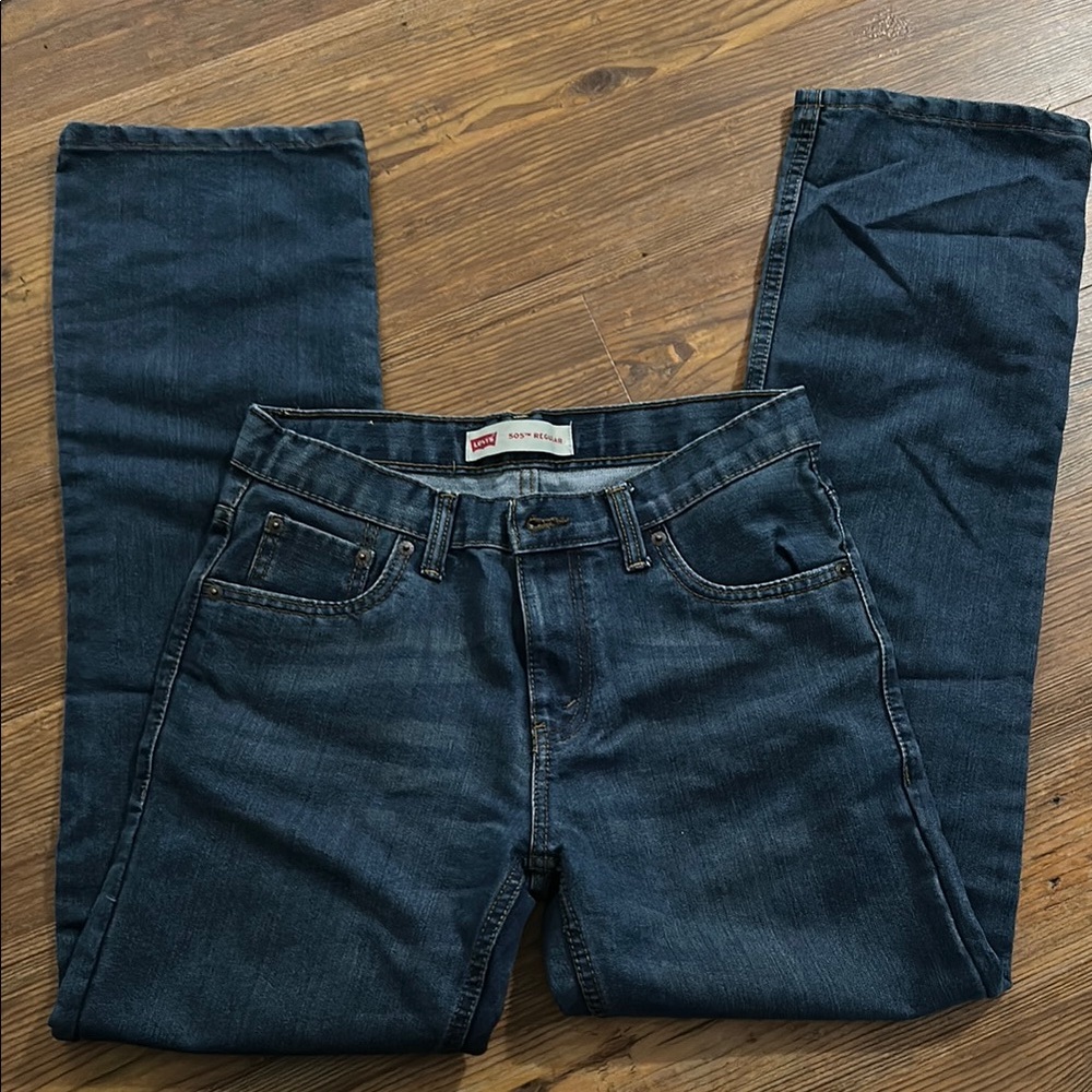 Levi's Blue Straight Jeans Classic Style
